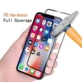 thumbnail image 4 of iPhone XS/X - Tempered Glass Screen Protector w Retractable USB Cable - 5D Touch Curved Edge Full Cover Bubble Free Case Friendly 9H Hardness, Charger Power Cord Sync Wire Fast Charge, 4 of 14
