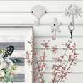 thumbnail image 4 of 2X Starfish Cast Iron Decorative Wall Hooks Coats Hats Towels Hooks Beach Ocean Theme Chic Metal Hooks, 4 of 6