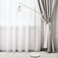 thumbnail image 4 of Elegant Designs 55.5" Pivot Arm Floor Lamp with Glass Shade, White, 4 of 9