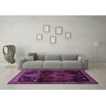 thumbnail image 3 of Ahgly Company Indoor Rectangle Persian Purple Traditional Area Rugs, 6' x 9', 3 of 4