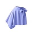thumbnail image 2 of SWSMCLT Women's Summer Wrap Skirt Classic Outdoor Yoga Casual Spandex Self Tie Above Knee Stretch Fashion Sport Purple Small-Large, 2 of 2