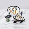 thumbnail image 5 of YFYANG 2 Piece Women's Portable Makeup Bags, Vintage Abstract Watercolor Clutch Travel Toilet Bags Cosmetic Organizer, 5 of 7