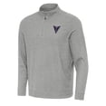 thumbnail image 2 of Men's Antigua Heather Gray Golden State Valkyries Subtle Quarter-Zip Top, 2 of 3