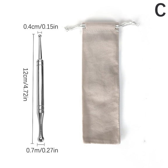 Manual Acupuncture Pen Terahertz Energy Stone Massage Tool Trigger Point Massager Stick For Face Body Relax Facial Reflexology