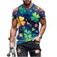 thumbnail image 2 of Ceisia Men's Slim Fit Short Sleeve T-Shirt St. Patrick's Day Themed Print Clover Spring Summer Shirt Gift, 2 of 8