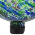 thumbnail image 6 of Northlight Swirled Pattern Outdoor Garden Gazing Ball - 10" - Green and Blue, 6 of 6