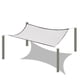 thumbnail image 5 of Advancent Tela de sombra bloqueadora solar duradera y resistente al agua para parasol al aire libre red de sombrilla de ángulo ajustable Jardín y Patio 2*5m, 5 of 6