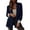 Dark Blue, variant on PRETTYGARDEN Blazers for Women Fall Work Office Suit Jackets Dressy Open Front Leopard Blazer Business Casual Outfits