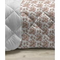 thumbnail image 3 of Floral Down Alternative Comforter, Hand Drawn Flowers and Leaves Botanical Garden Art, Microfiber Quilt for All Season, 5 Sizes, Multicolor, by Ambesonne, 3 of 3