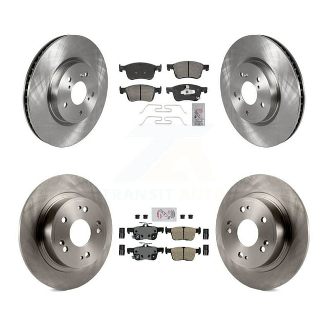 Transit Auto Front Rear Ceramic Pads and Disc Brake Rotors Kit for Car Honda Accord K8A-107241