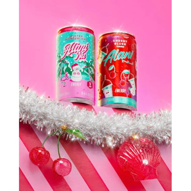 Alani Energy Drink Mini Merry Mix Holiday Flavors Sugar Free
