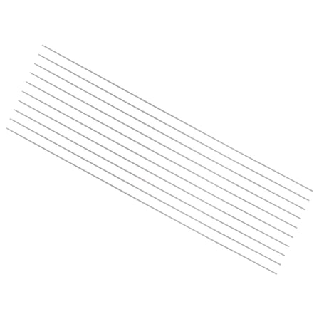 Uxcell Round Metal Rods 0.5mm x 100mm High Speed Steel (HSS) Lathe Bar Stock Tool 10 Pieces