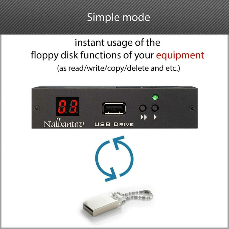 USB Floppy Disk Drive Emulator N-Drive 100 for Piano Yamaha