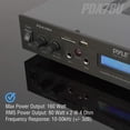 thumbnail image 3 of uetooth Home Theater Amplifier - 200 Watts into 5 Channels with Subwoofer Out, Easy Karaoke - Dual Mic, Wireless Streaming, USB/SD with MP3 player, RCA Input, FM Radio, LCD Display - PDA7BU, 3 of 5