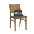 thumbnail image 6 of Linon Darcy Mid-Century Dining Side Chair, Set of 2, Natural Finish, 6 of 13