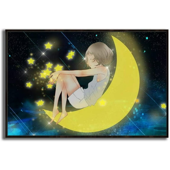 IDEA4WALL Framed Canvas Wall Art for Living Room, Bedroom Dreamland Theme Canvas Prints for Modern Home Decoration Ready to Hang