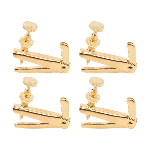 Yeacher 4 PCS Violin Fine Tuners for 1/4 Violin Alloy String Adjuster Anti Rust Violin Parts