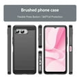 thumbnail image 2 of Rosebono Compatible With T-Mobile REVVL 8 / T Phone 3 Carbon Fiber Texture Pattern TPU Case (Black), 2 of 6