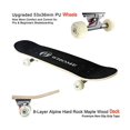 thumbnail image 5 of WHOME Skateboards for Adults/Kids Teens/Girl Beginner/Boy - 31"x8" Pro Standard Skateboard Complete 8-ply Alpine Maple Deck ABEC-9 Bearings with T-Tool, 5 of 24