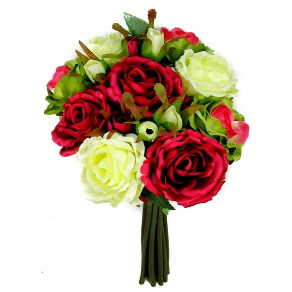 Roses Mix Silk Flower Bouquet