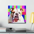 thumbnail image 4 of English Bulldog Pop Art - Canvas, 4 of 10