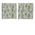 thumbnail image 3 of VHC Brands Dorset, Farmhouse Cafe Tier Curtain, Floral, Green, 24x36, Set of 2, 3 of 3