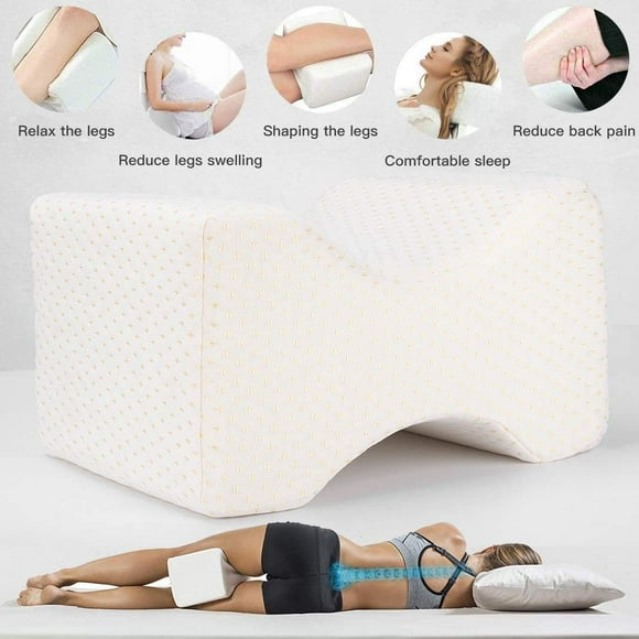 Knee Pillow Cover, Replacement Leg Pillow Case, Cotton Pillow Cover Apply to Memory Foam Knee Pillow Best Gift for Friends Kid Children Adult