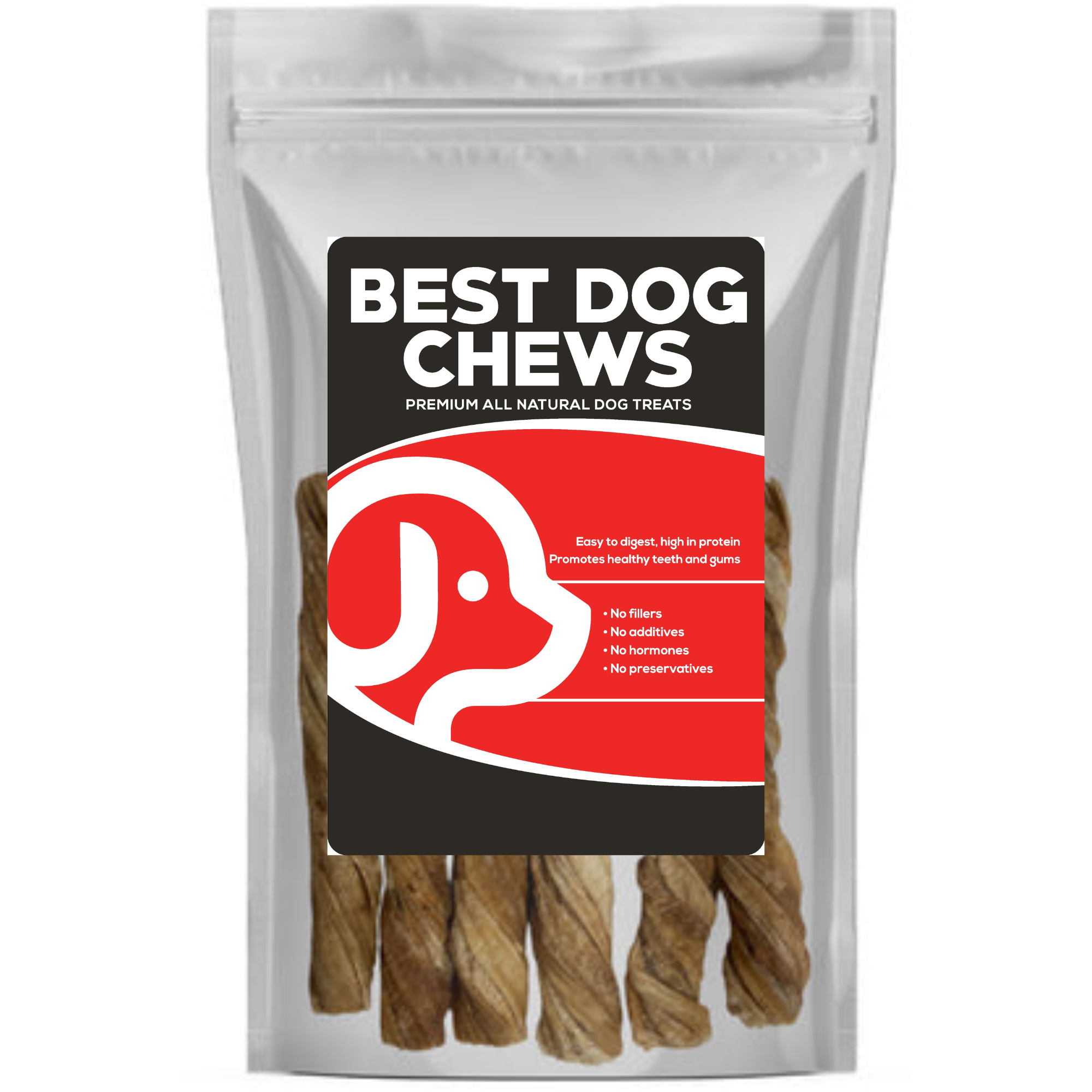 Best Dog Chews Tripe Twists for Dogs 5 inch 100 All Natural Beef