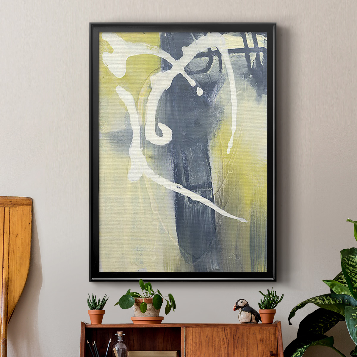 Delightful II Premium Framed Print, in Gold, Black, or Silver - Ready to Hang