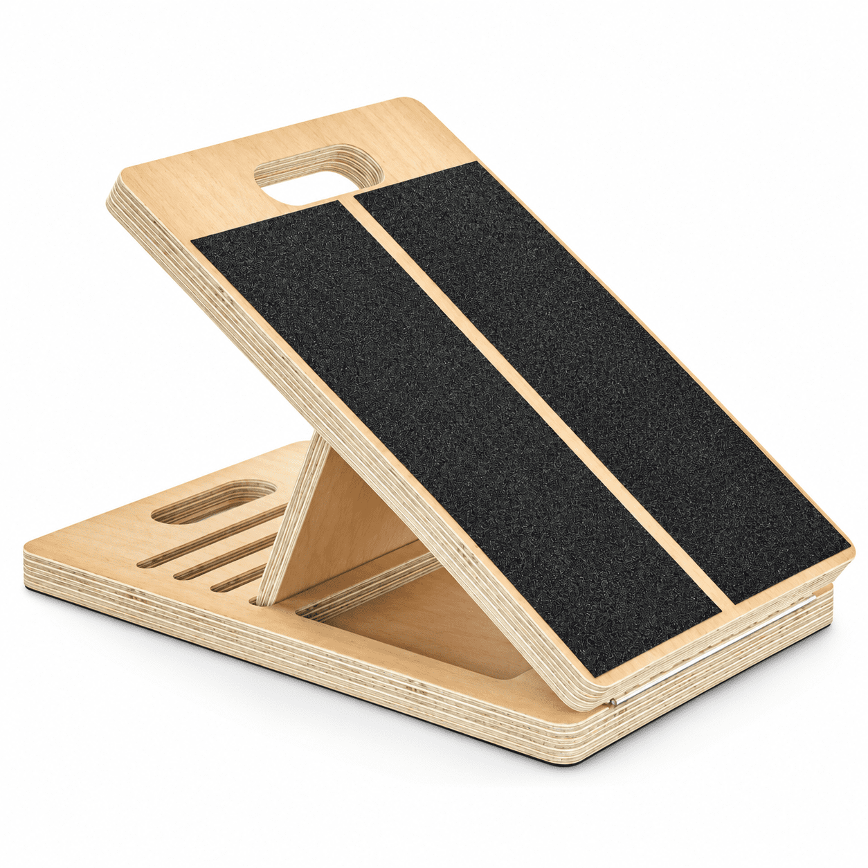 GARDVORA Wooden Calf Stretcher – Adjustable Incline Slant Board,Portable Physical Therapy for Foot Leg Ankle Mobility,Slant Board for Calf Stretching,Holds 250 Lbs