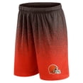 thumbnail image 2 of Men's Fanatics Branded Brown/Orange Cleveland Browns Ombre Shorts, 2 of 3