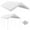 White, variant on Outsunny 10 x 20 Carport Canopy Replacement Cover with Bungee Cords, White