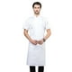 thumbnail image 2 of Hombres Mujeres Chef Coat con Bolsillo Uniforme Cómodo Camarero de Manga Corta Camarero Grande, 2 of 10