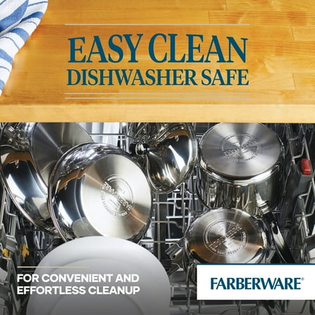 Farberware - Classic Series 15-Piece Cookware Set - Stainless Steel