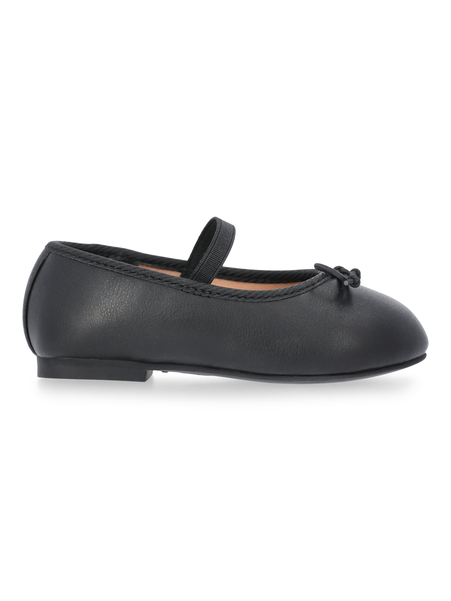 Wonder Nation Baby Girls Bow Ballet Dress Shoes