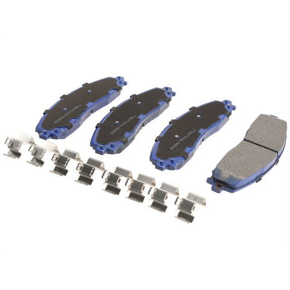 Rear Brake Pad Set - Compatible with 2013 - 2022 Ford F-250 Super Duty 2014 2015 2016 2017 2018 2019 2020 2021