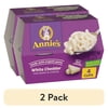(2 pack) Annie's White Cheddar Microwave Mac and Cheese with Organic Pasta, 4 Cups, 8.04 oz