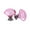 Pink, variant on 30mm Diamond Shape Design Crystal Glass Knobs Cupboard Drawer Pull Kitchen Cabinet Door Wardrobe Handles Hardware