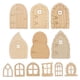 thumbnail image 1 of FELTECHELECTR 48 puertas de casa de hadas sin pintar, minipuertas de jardín de madera en miniatura, juguetes para pintar para niños, 1 of 4