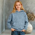 thumbnail image 2 of Arlun Leopard Hoodies for Girls Oversized Y2k Cheetah Print Hoodie Pullover Trendy Drop Shoulder Long Sleeve Hooded Sweatshirts with Pockets Kids Back to School Gifts 130, 2 of 4