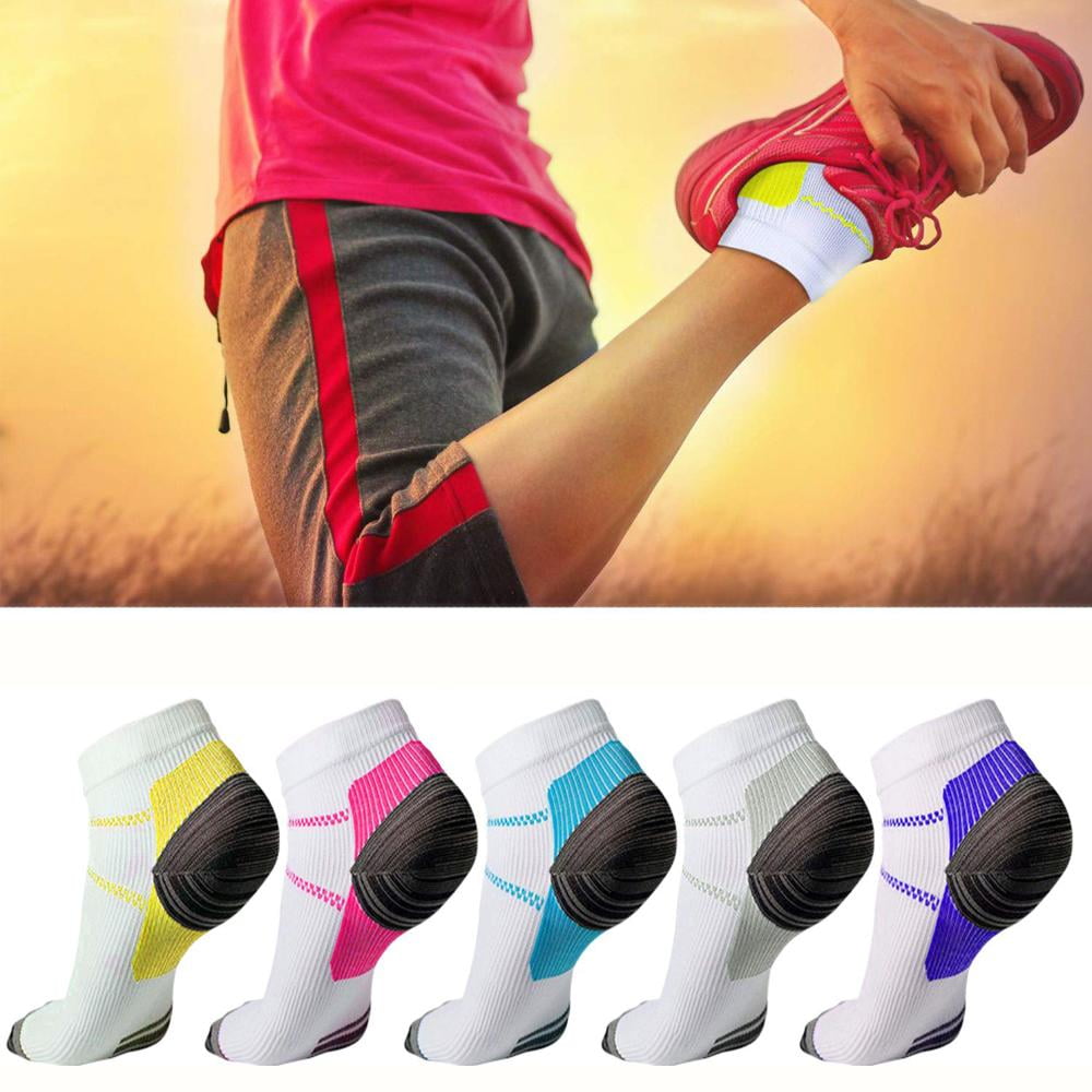 Men Ankle Sports Socks Compression Running Socks Breathable Sport Casual 7Colors