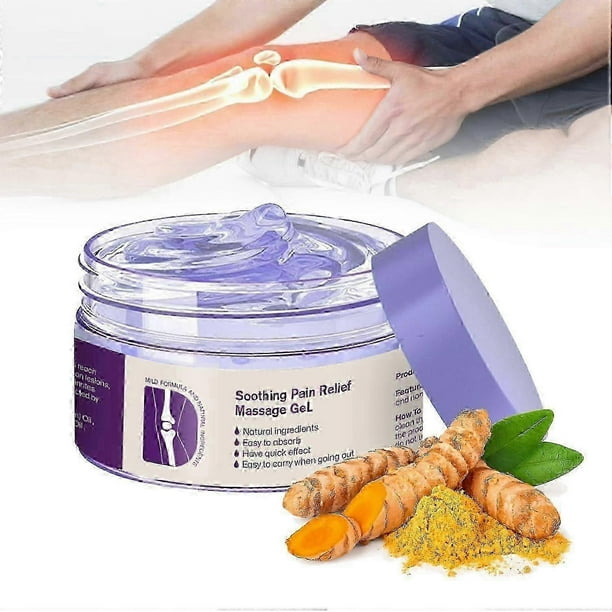 Joint Pain Gel Purple Gel For Joint Activities Throughout The Body, Soothes Knees, Lumbar, Neck, Hands And Feet