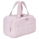 thumbnail image 1 of Injueey Bolsa de viaje para el cuidado personal con forro de PVC impermeable y moderna bolsa para guardar maquillaje. Almacenamiento y organización del hogar rosa, 1 of 6