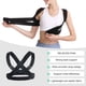 thumbnail image 5 of Corrector de postura para mujeres y hombres, faja lumbar ajustable, transpirable (M, negro), 5 of 6