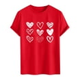 thumbnail image 4 of PNTUTB Valentine's Day Men's Fashion Themed Prints Short Sleeve Crew Neck Casual Loose Comfortable T-shirt, 4 of 5