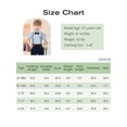 thumbnail image 3 of CARETOO Toddler Baby Boy Clothes Suit Gentleman Wedding Outfits, Formal Dress Shirt with Bowtie + Suspender Pants 1-5 Years, 3 of 12