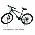 thumbnail image 3 of R.ROARING Mountain Bikes 24 Inch Wheel 21 Speed Dual Disc Brakes Mountain Bicycle Suspension Fork Rear for Adult or Teens Dark Green, 3 of 3