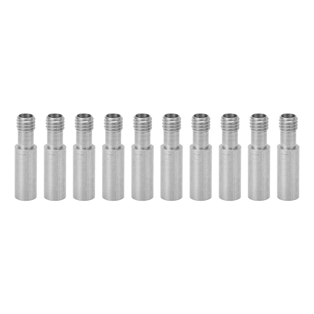 Tubo de garganta Hotend, 10 piezas M6 Hotend Throat D Impresora Hotend Throat Tube Juego de tubos de garganta Hotend Robusto y resistente NikouMX herramienta