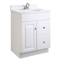 Bathroom Vanities Product Image Design House 545004 Wyndham Vanity With 1 Door And 2 Drawers 24