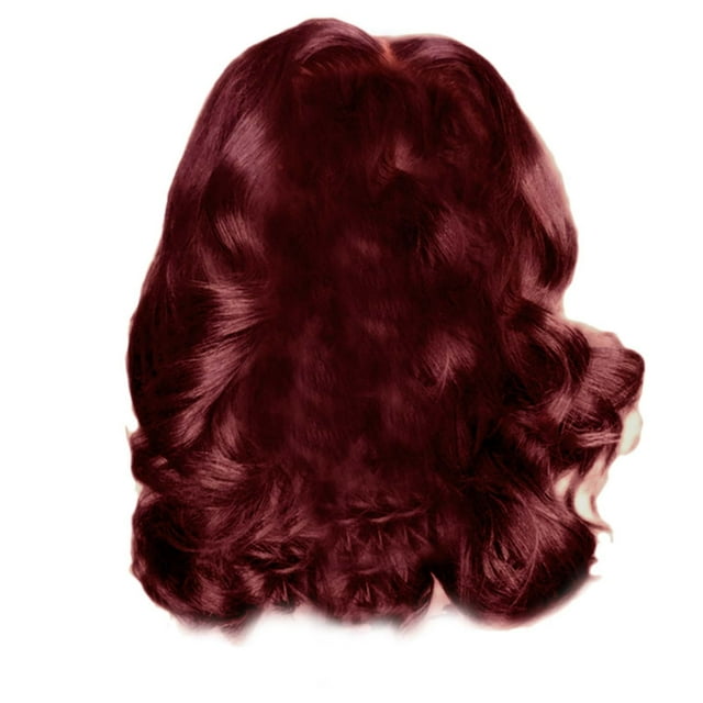 17.7 Inch Middle Part Wavy Wig, Long Wavy Middle Part Ladies Wig, Synthetic Curly Wavy Wig, Natural Wavy Hot Wig, Suitable For Daily Gatherings